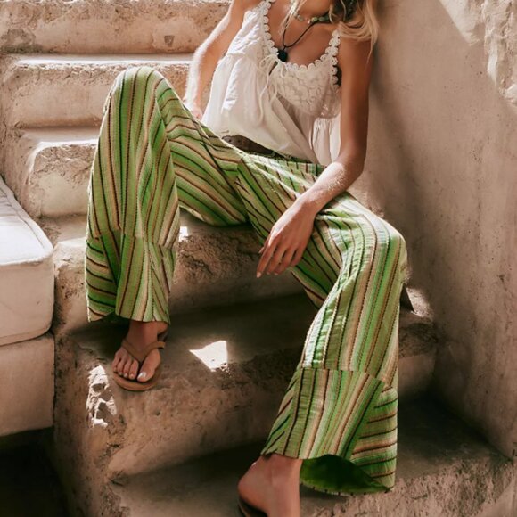 NWT Day End Stripe Pants Color Camo Combo - Picture 4 of 4